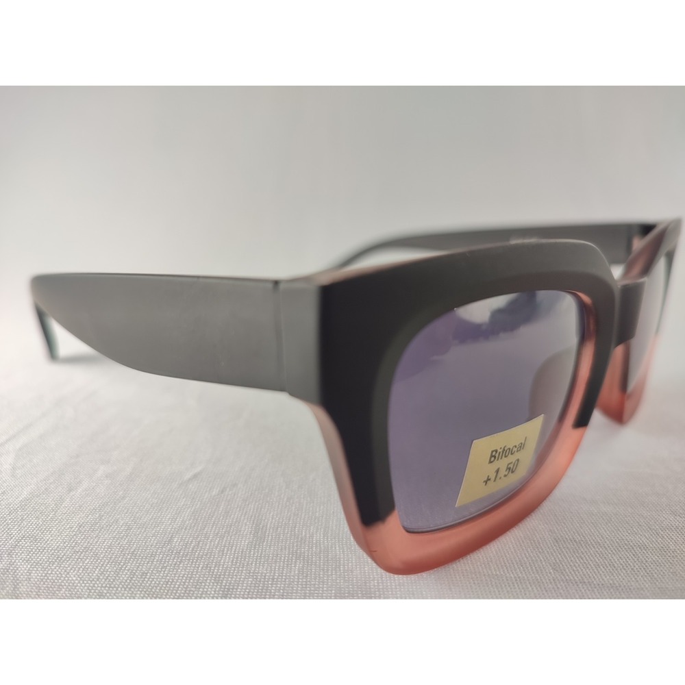 Nicole Miller NM2288SR Black Blush Fade Bifocal +1.50 Sunglasses Sun Readers - Picture 2 of 11